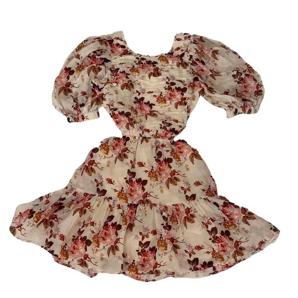 NWT Sea New York Puff Sleeve Smocked Dress - Picture 5 of 9